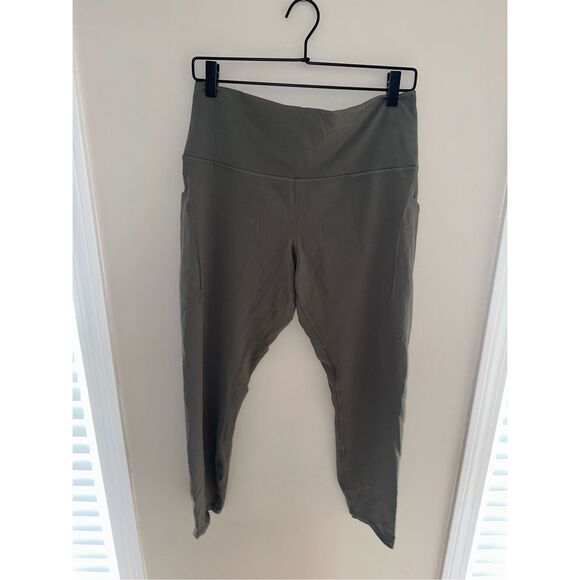 Lululemon Wunder Train High-Rise Tight with Pockets 25" Carob Brown Green Size 1 - Picture 2 of 8